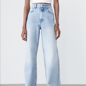Zara High Rise Flare Denim